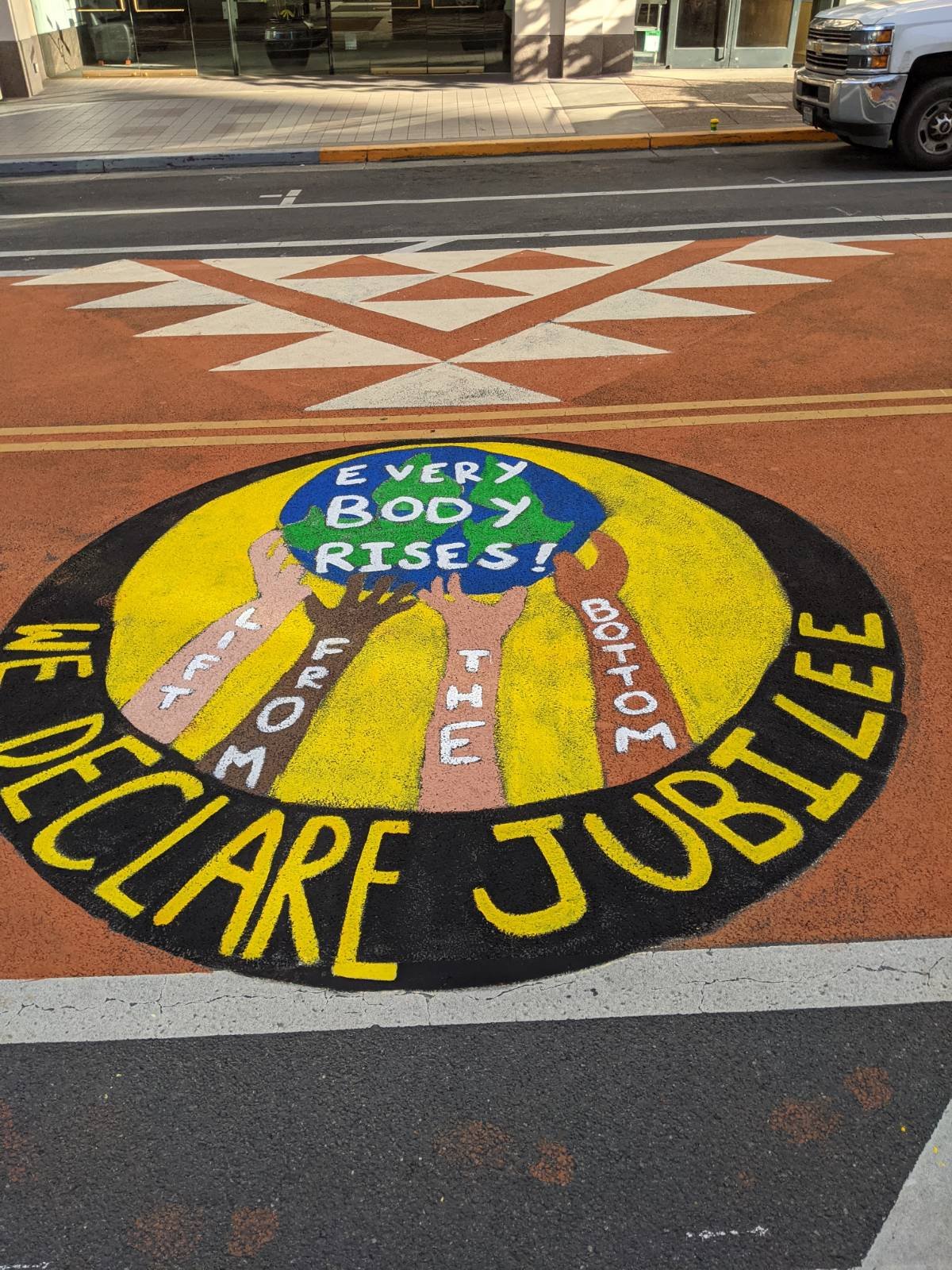 Stop Line 3 Street Mural:February 27th, 2021